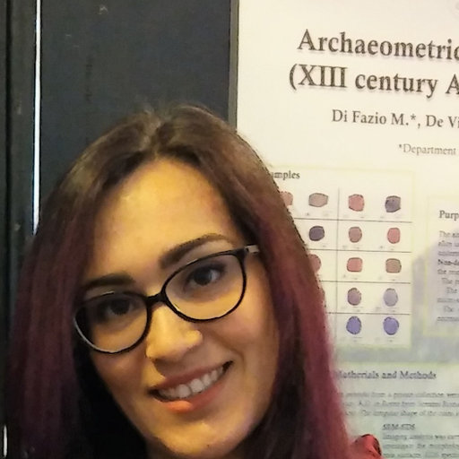 Melania Di Fazio Phd Student Science And Technology Applied To The Conservation Of Cultural Heritage Sapienza University Of Rome Rome La Sapienza Department Of Earth Sciences