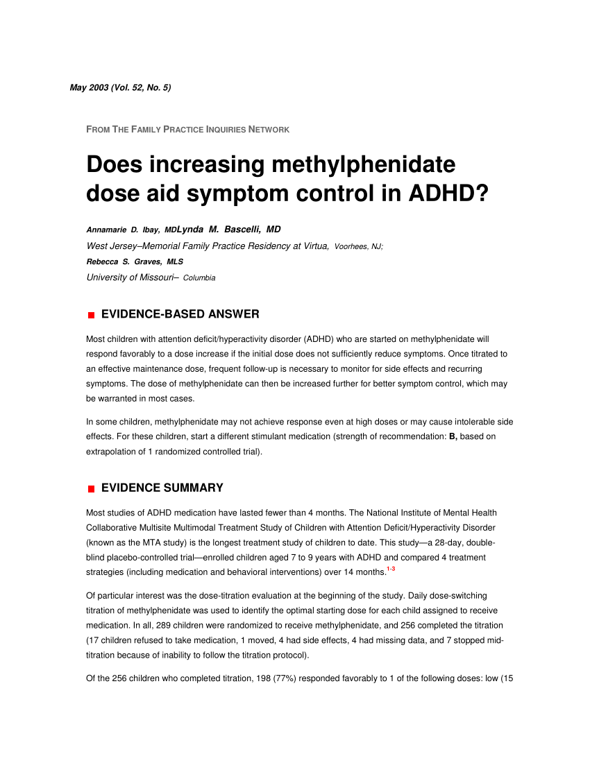 pdf-does-increasing-methylphenidate-dose-aid-symptom-control-in-adhd