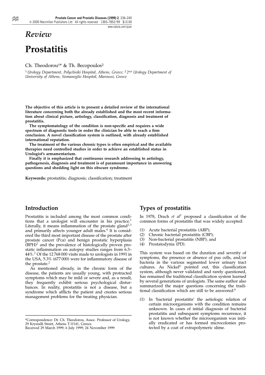 prostatitis no bacteriana pdf ecografia prostatica con rpm