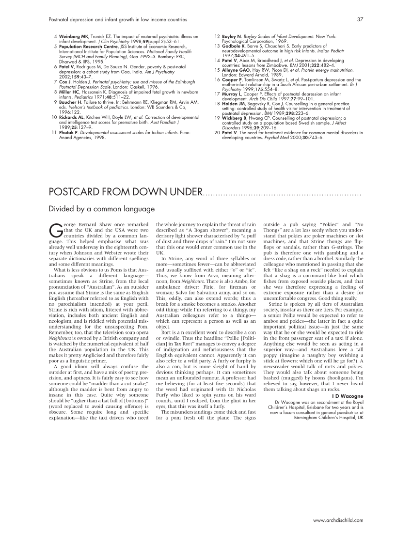 (PDF) Divided by a common language