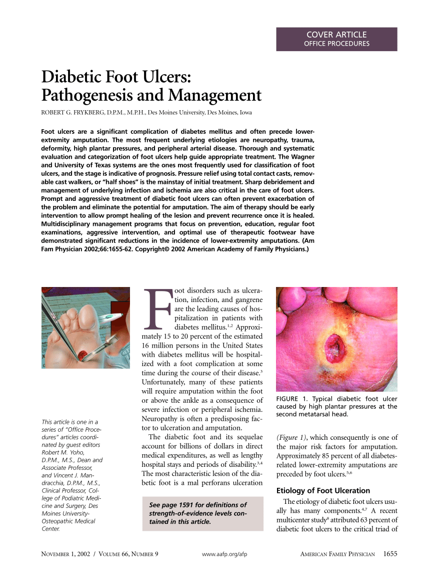 diabetic foot management pdf