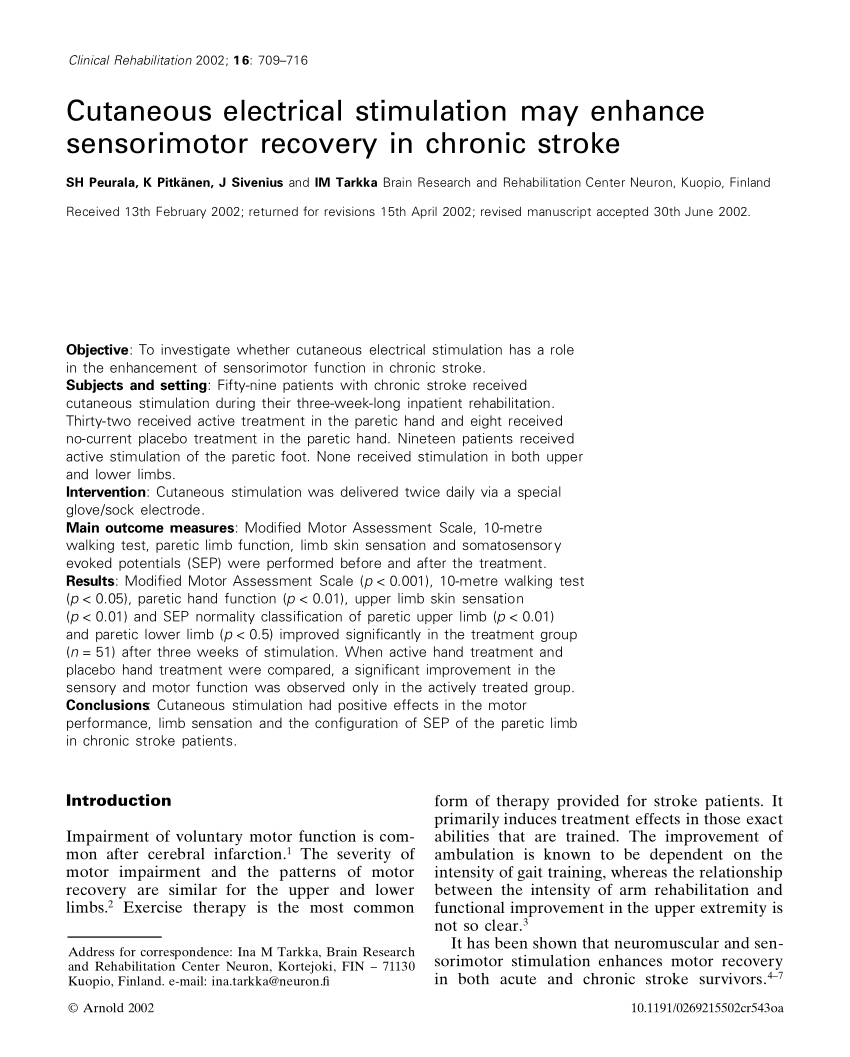 Functional electrical stimulation in neurorehabilitation (Chapter 12) -  Textbook of Neural Repair and Rehabilitation