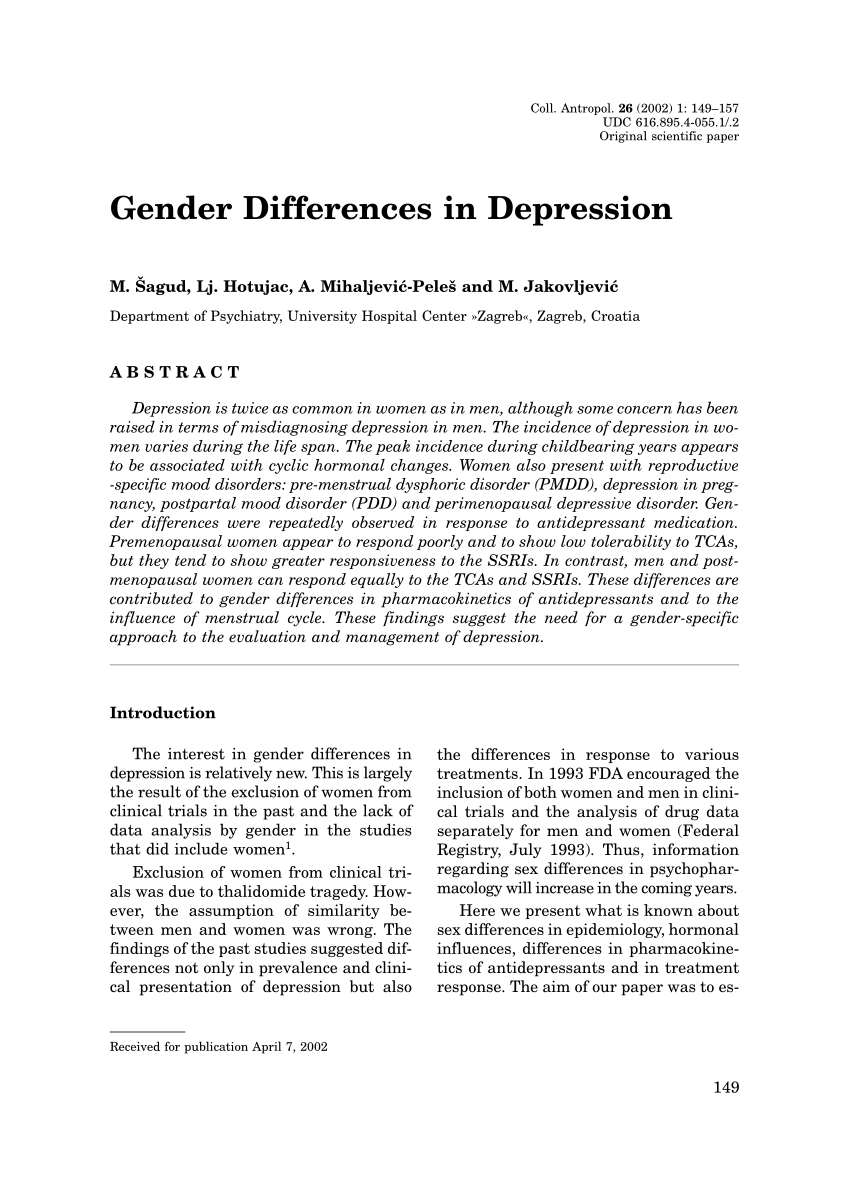 thesis in depression