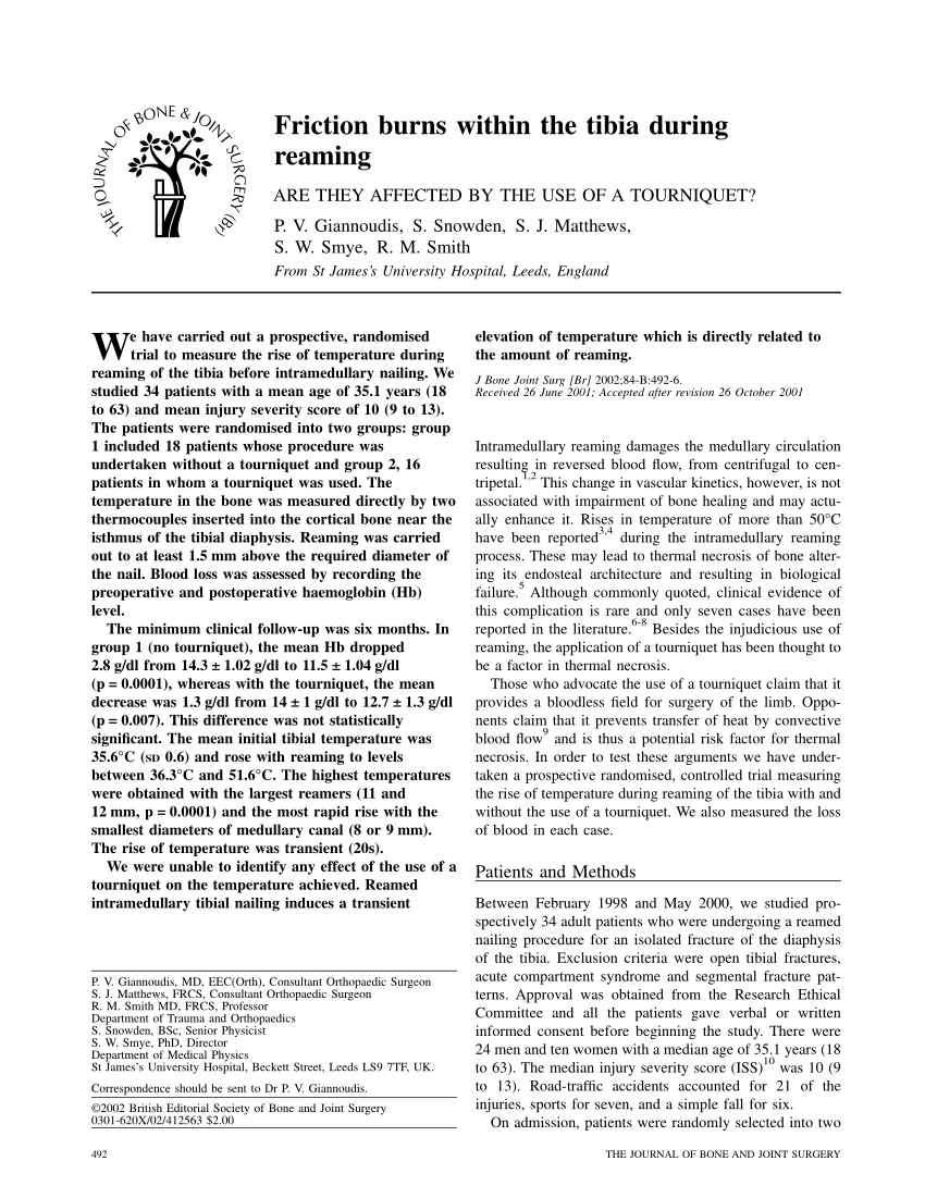 PDF] Friction burns to thigh caused by tourniquet.