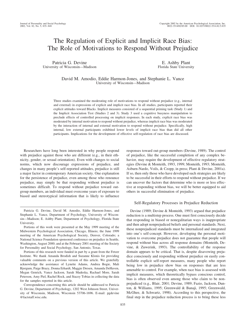 PDF) A CORRELATIONAL STUDY OF EXPLICIT AND IMPLICIT PERSONALITY TESTS