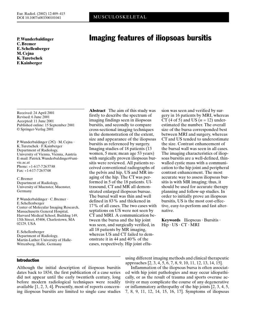 bursitis iliopsoas pdf