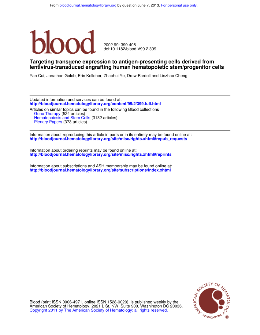 Targeting transgene expression to antigen-presenting cells derived from