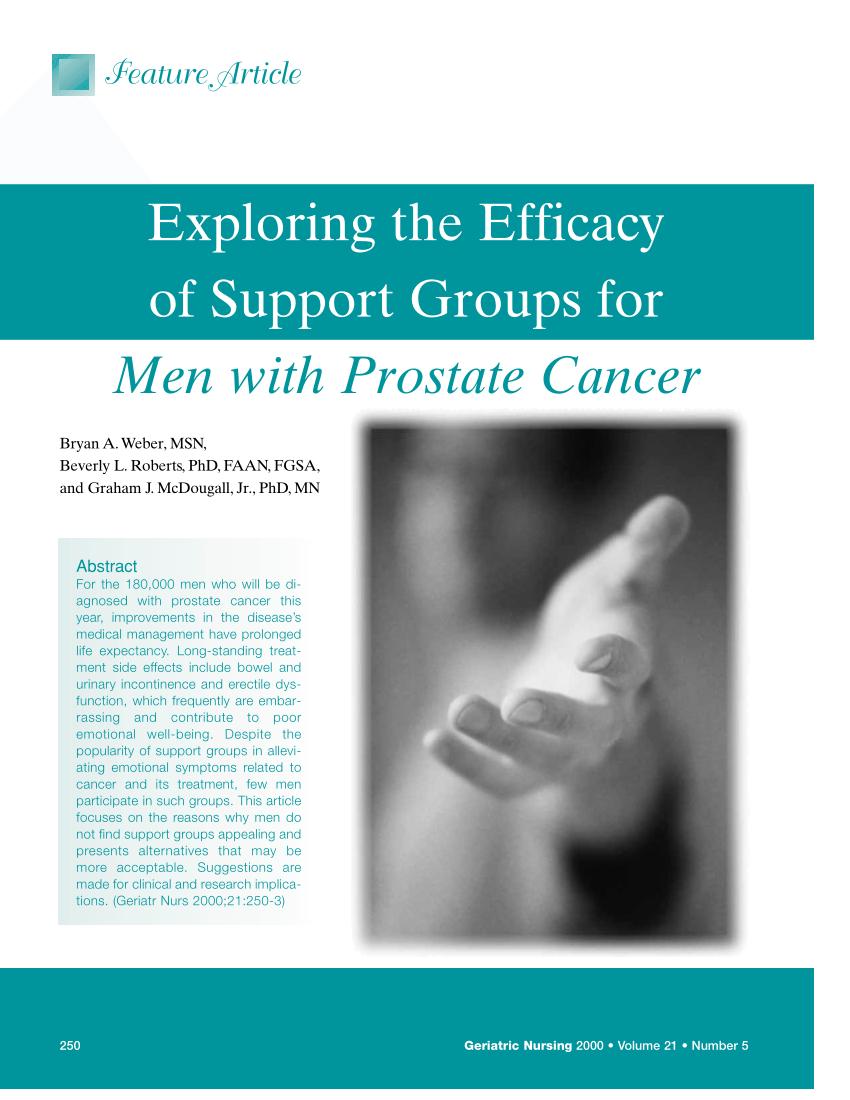 prostate cancer discussion groups