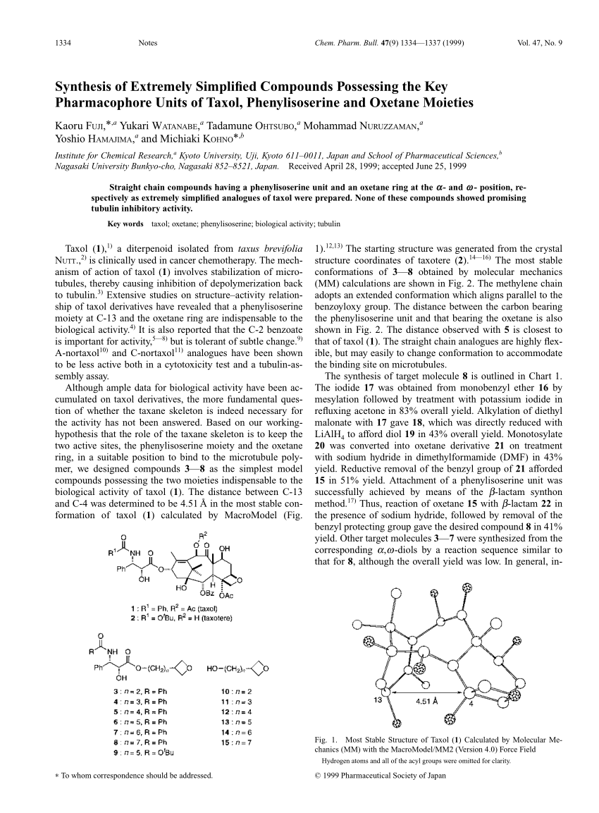 Pdf Synthesis Of Extremely Simplified Compounds Possessing The