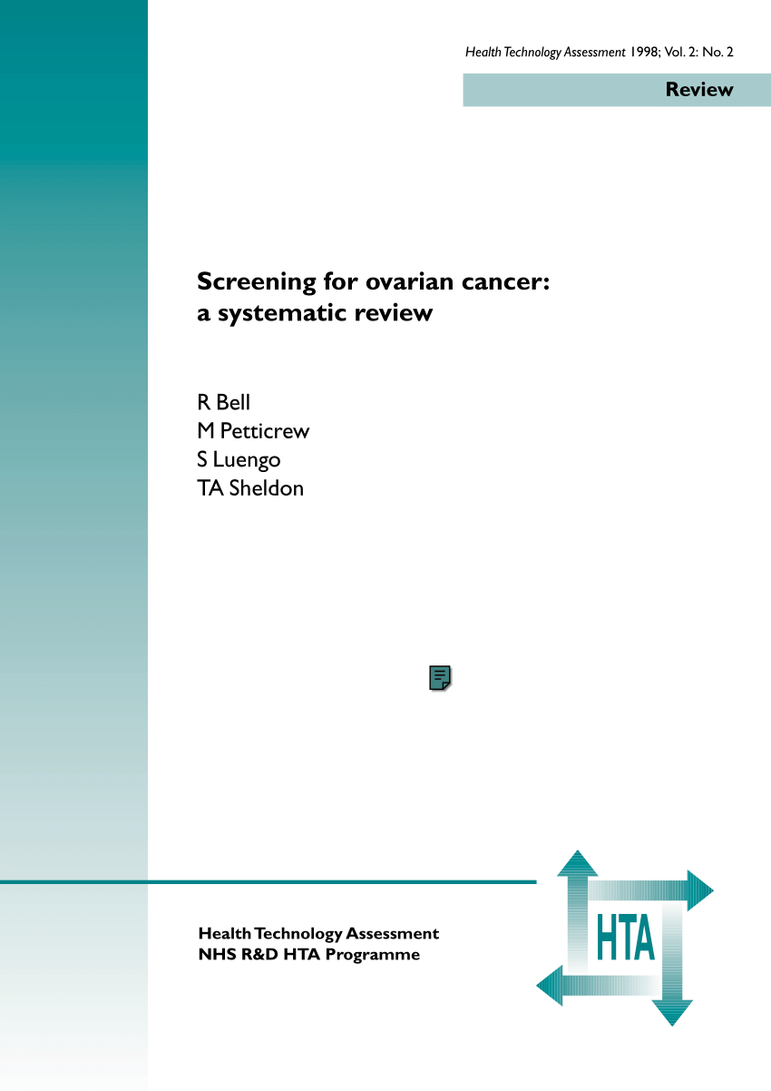 systematic literature review ovarian cancer