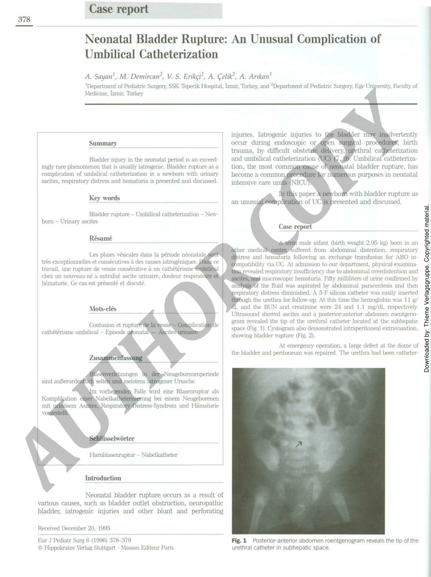 PDF] Spontaneous rupture of a congenital umbilical hernia in an infant: a  rare complication