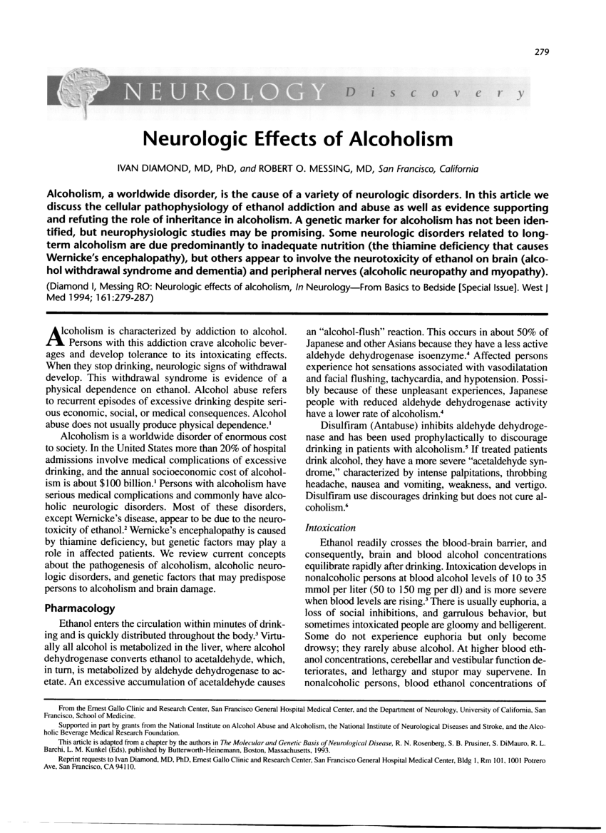 research articles on alcoholism