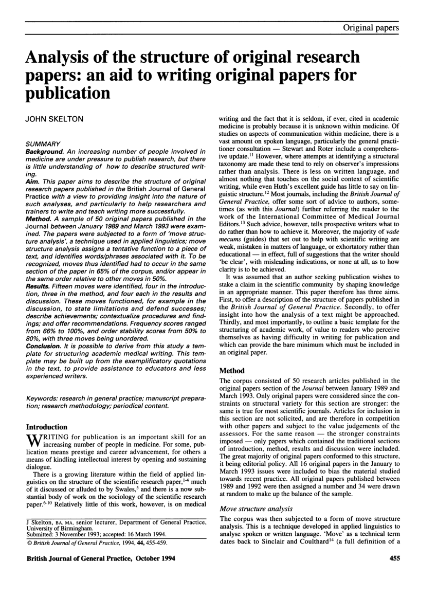 Original research paper
