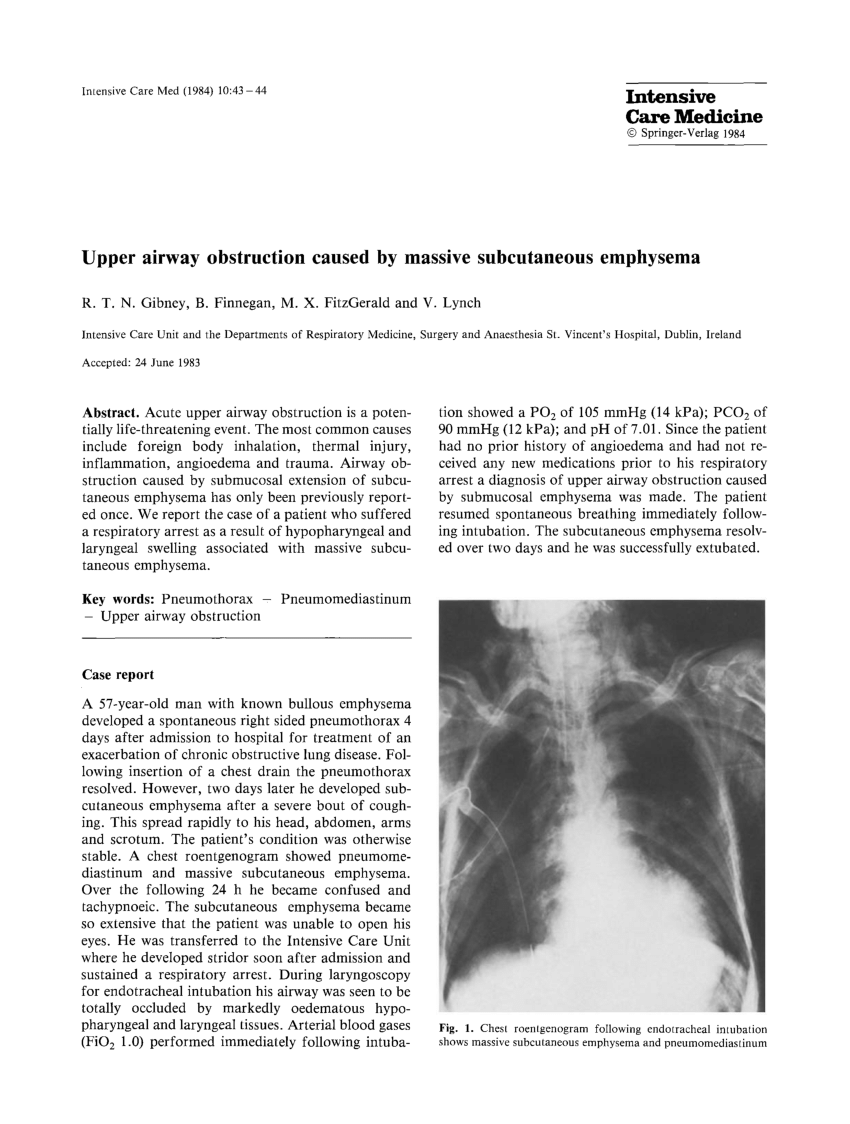 emphysema case study pdf