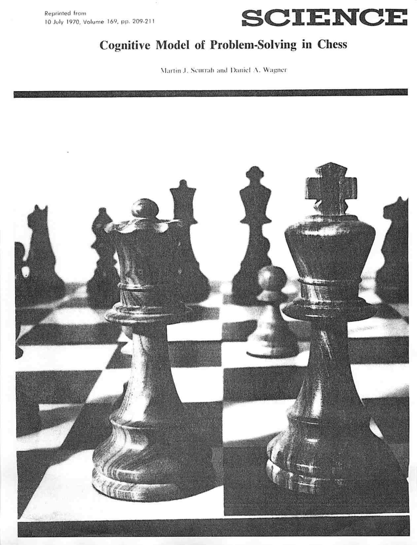 mathematical problem solving abilities and chess an experimental study on young pupils