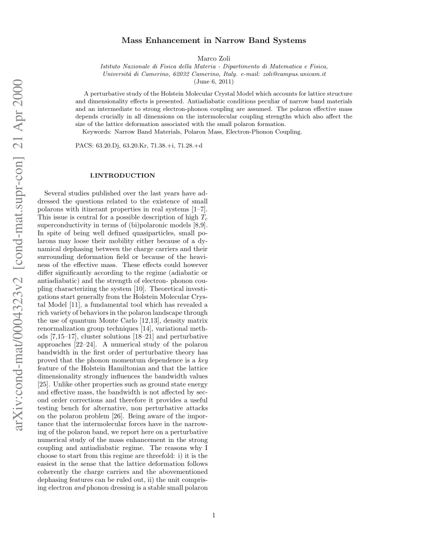 pdf-mass-enhancement-in-narrow-band-systems