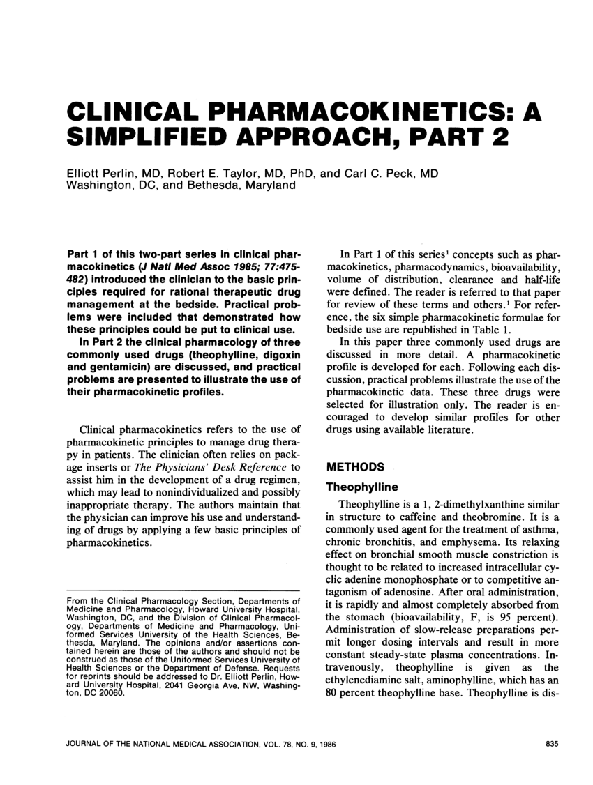 pharmacokinetic study research articles