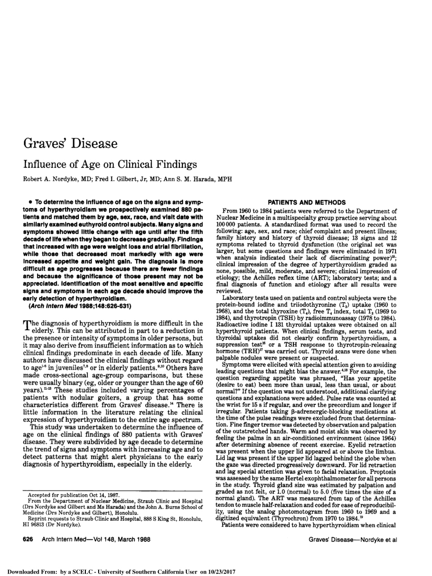 pdf-graves-disease-influence-of-age-on-clinical-findings