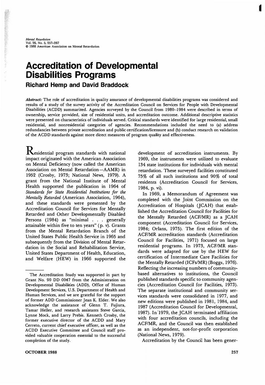 thesis for developmental disabilities