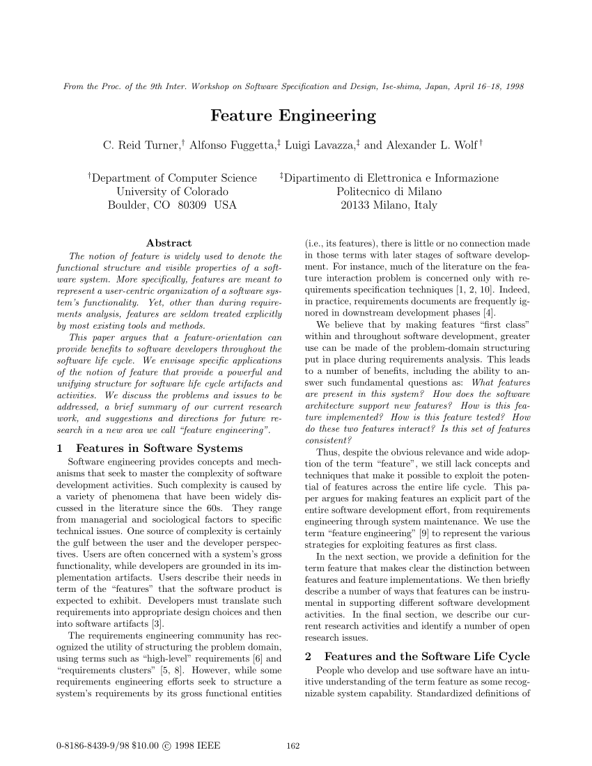 feature engineering research paper