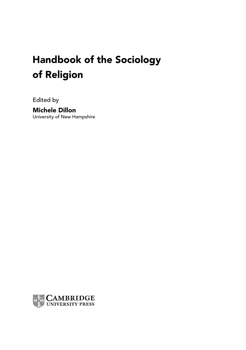 sociology of religion research topics