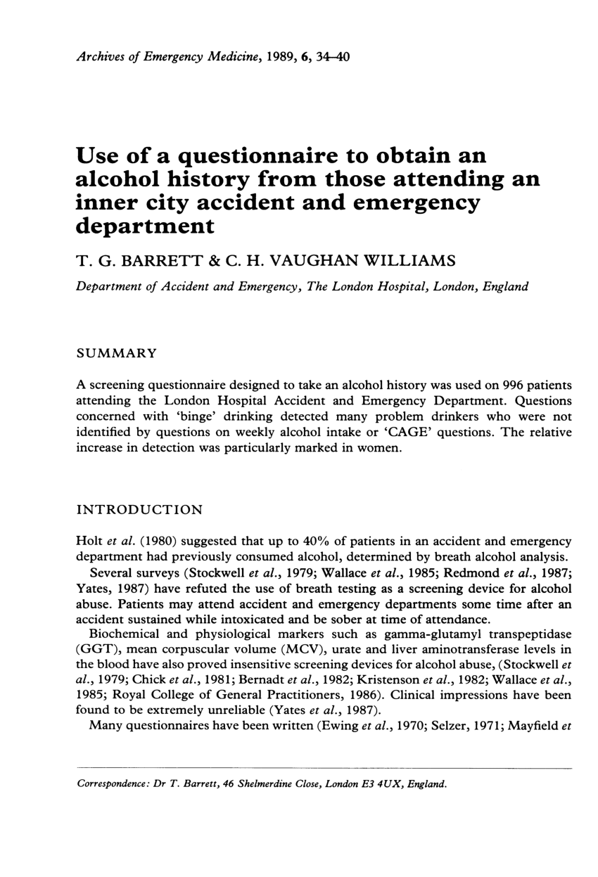 research questions about alcohol abuse