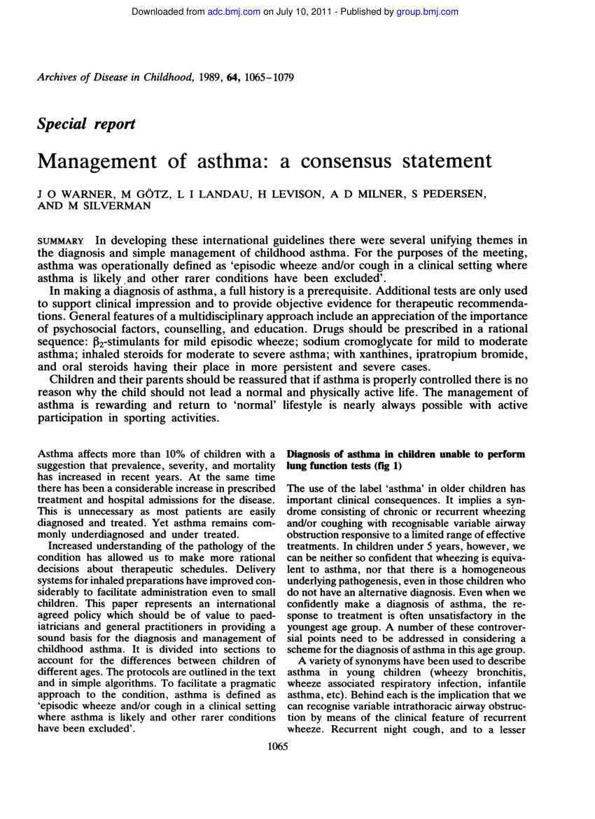 research proposal on asthma