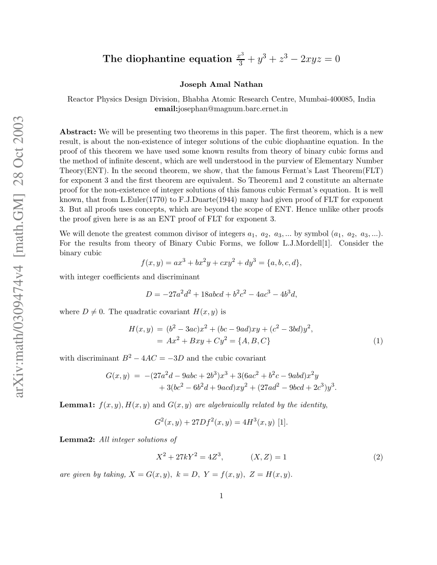 pdf-the-diophantine-equation-x-3-3-y-3-z-3-2xyz-0