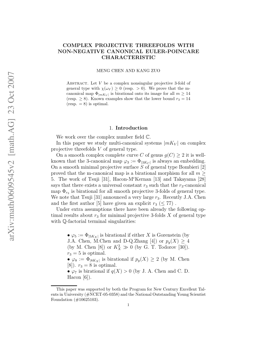 Pdf Canonical Stability In Terms Of Singularity Index For Algebraic Threefolds