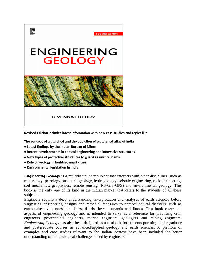 engineering geology research proposal
