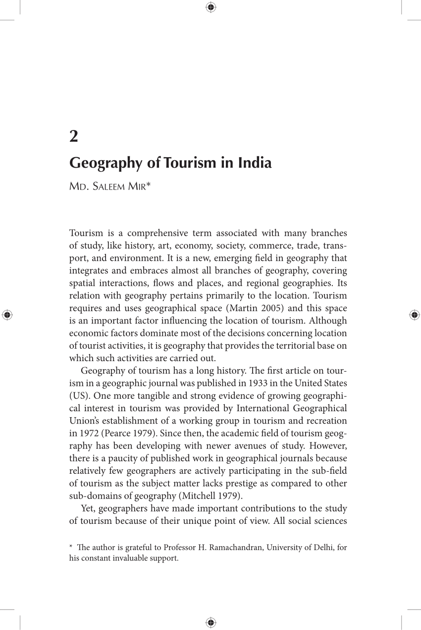 phd thesis on tourism in india pdf