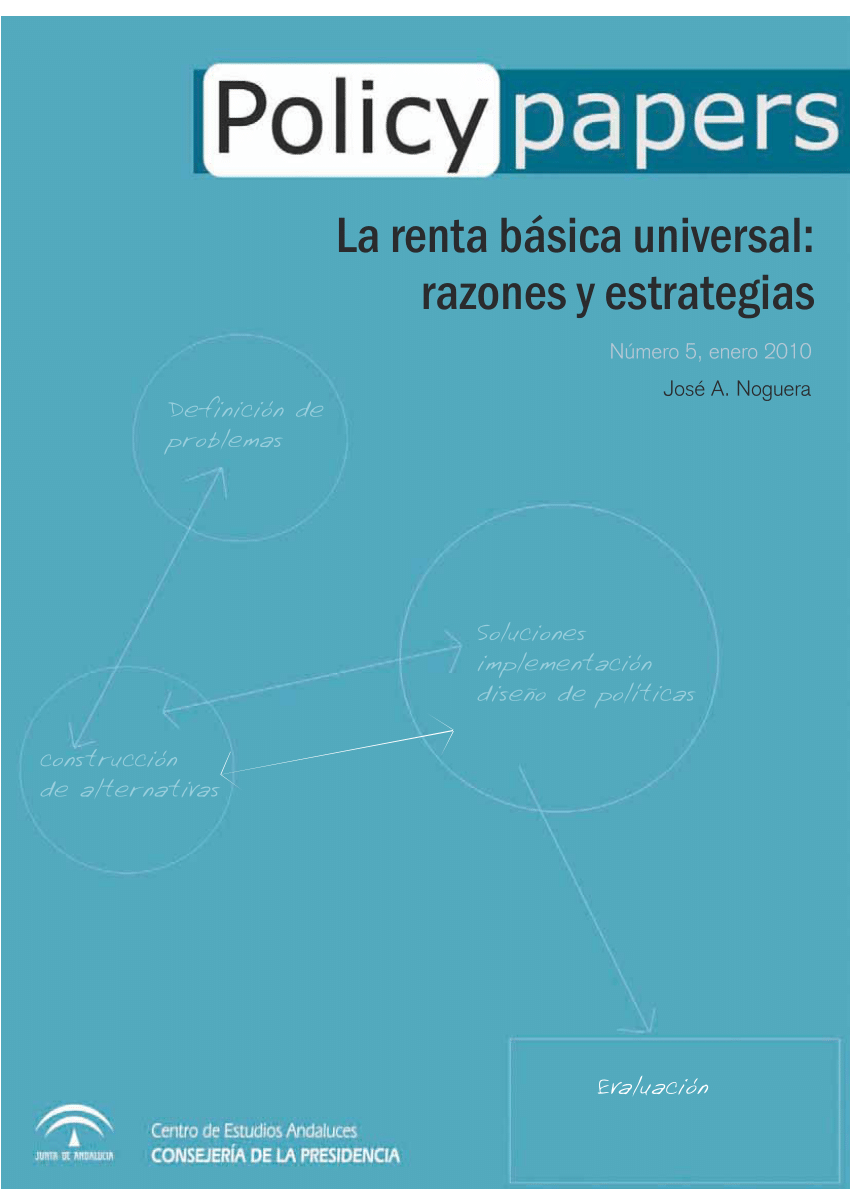 Pdf La Renta Basica Universal Razones Y Estrategias