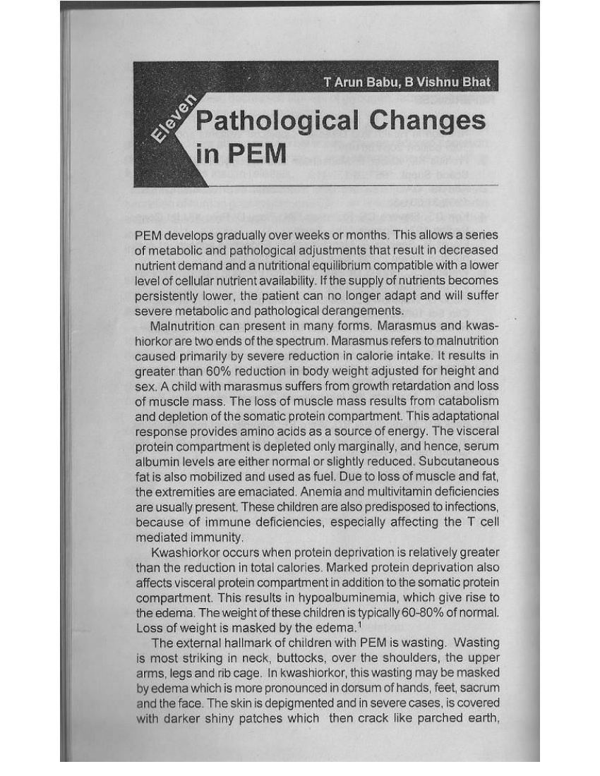 pathological changes