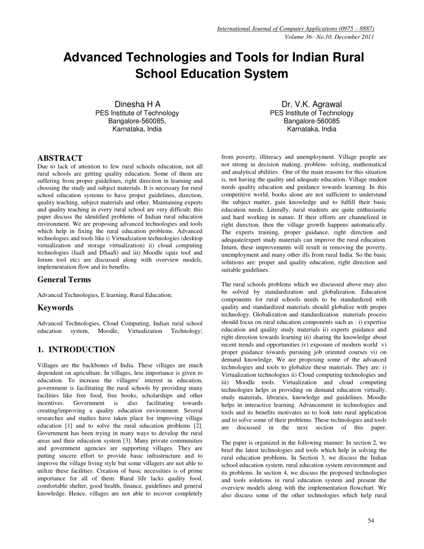 introduction of education system