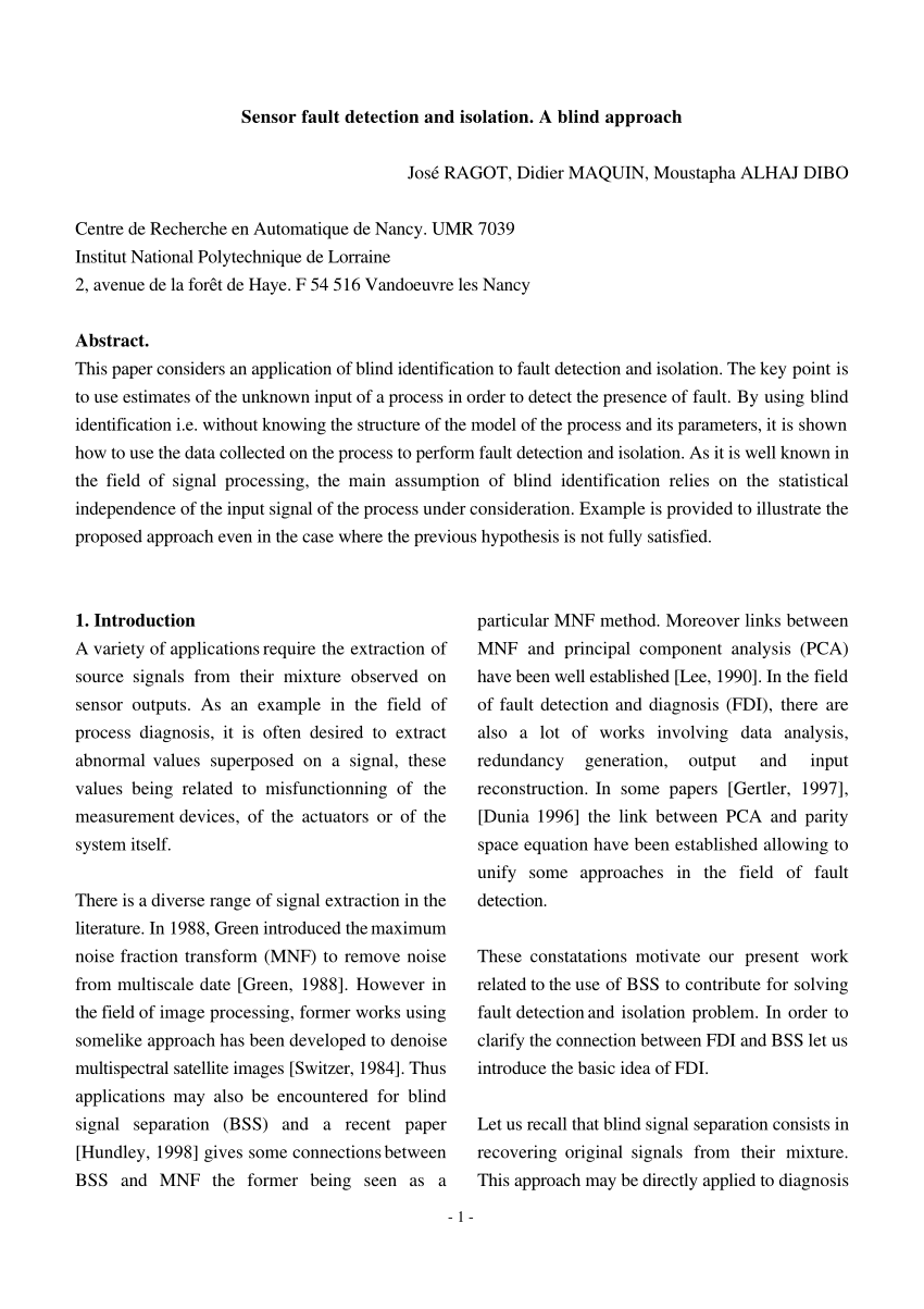 pdf-sensor-fault-detection-and-isolation-a-blind-approach