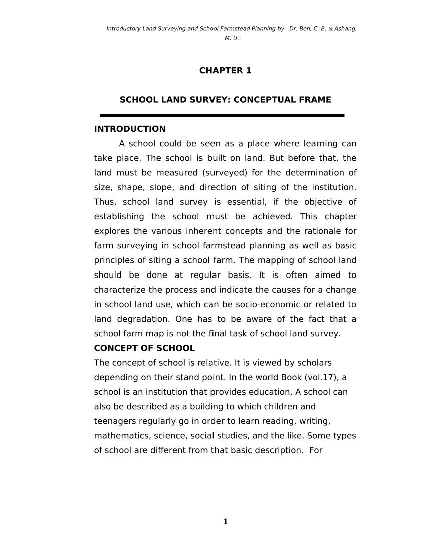 land surveying dissertation topics