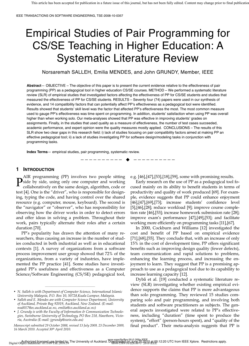 example of literature review in international relations