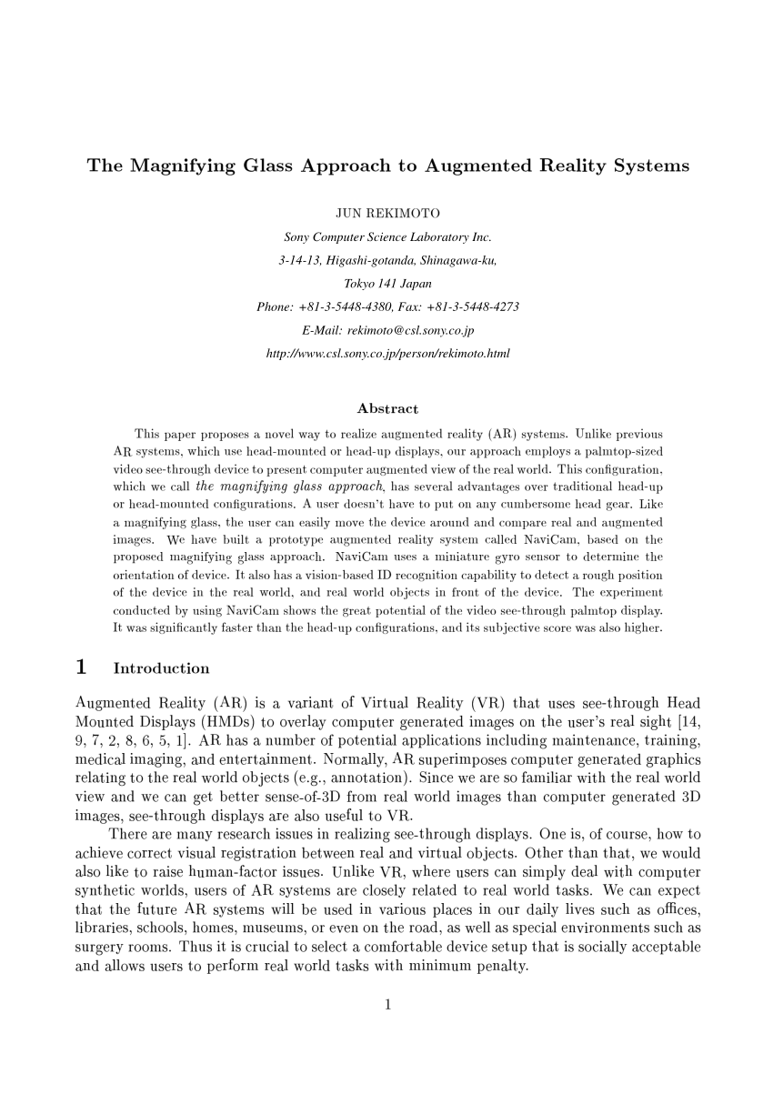 The Magnifying lens  Introduction to classification