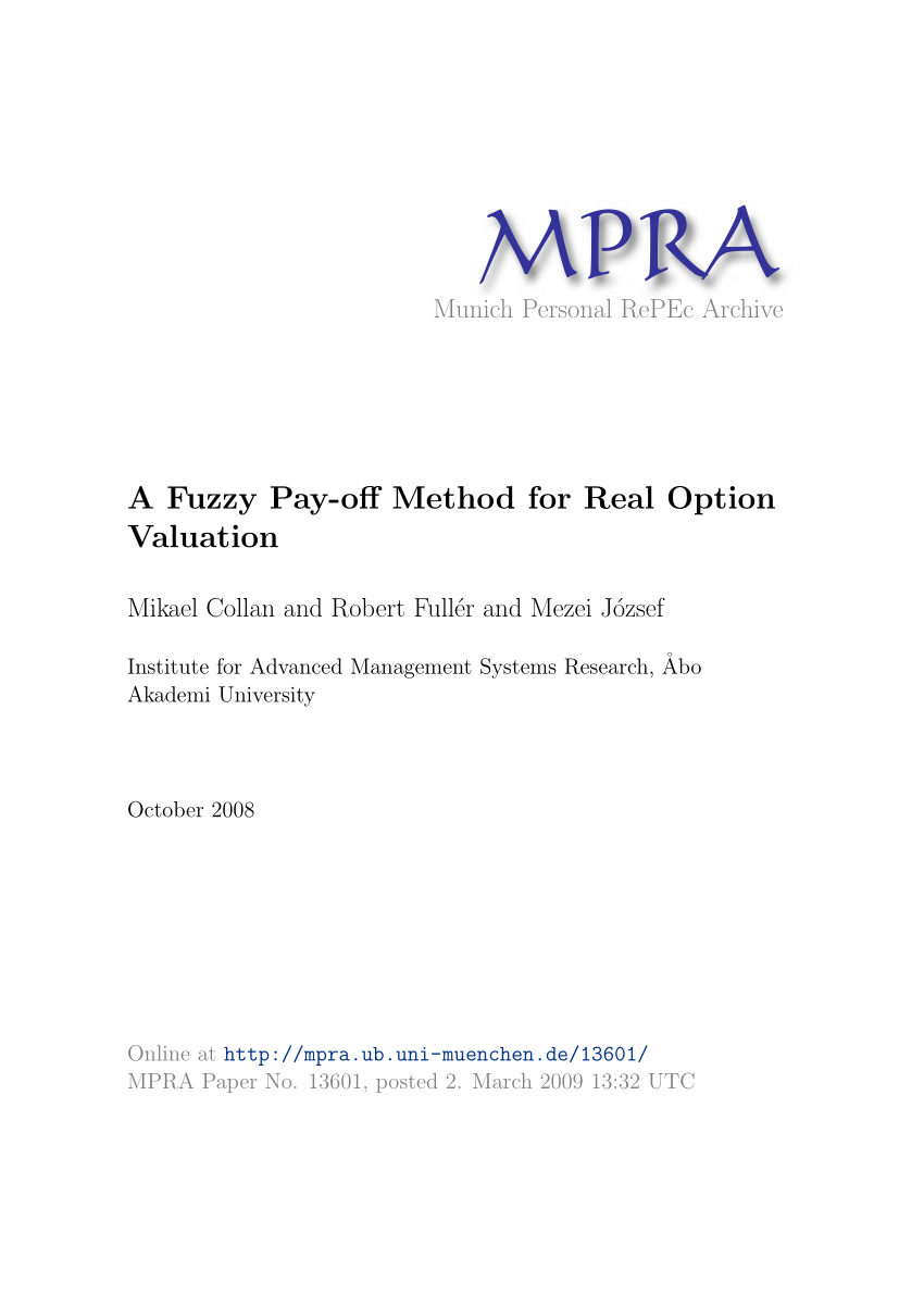 an applied course in real options valuation pdf