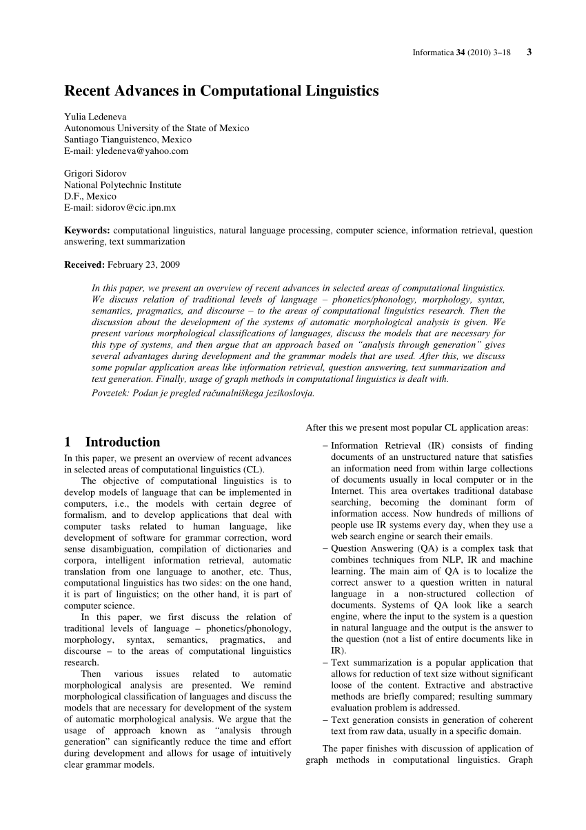 research proposal computational linguistics