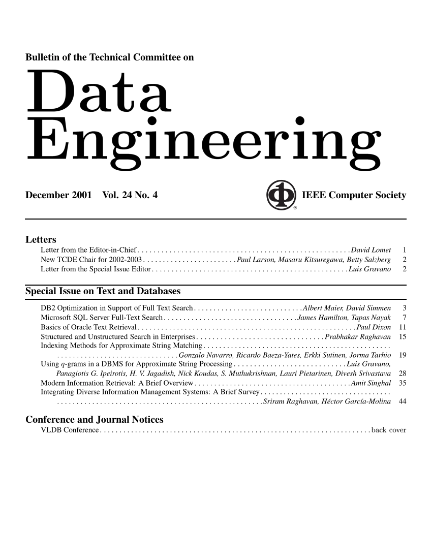 Pdf New Tcde Chair For 2002 2003