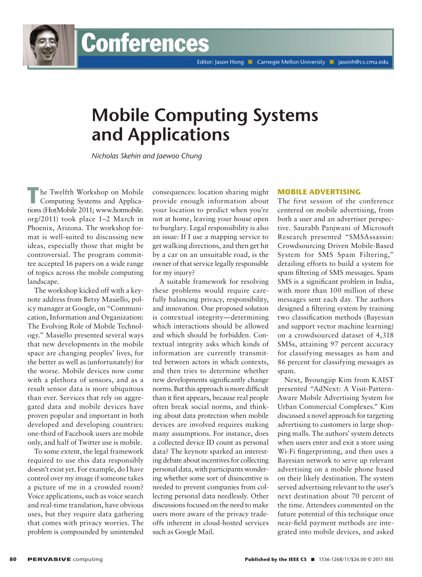 ieee research papers on mobile computing