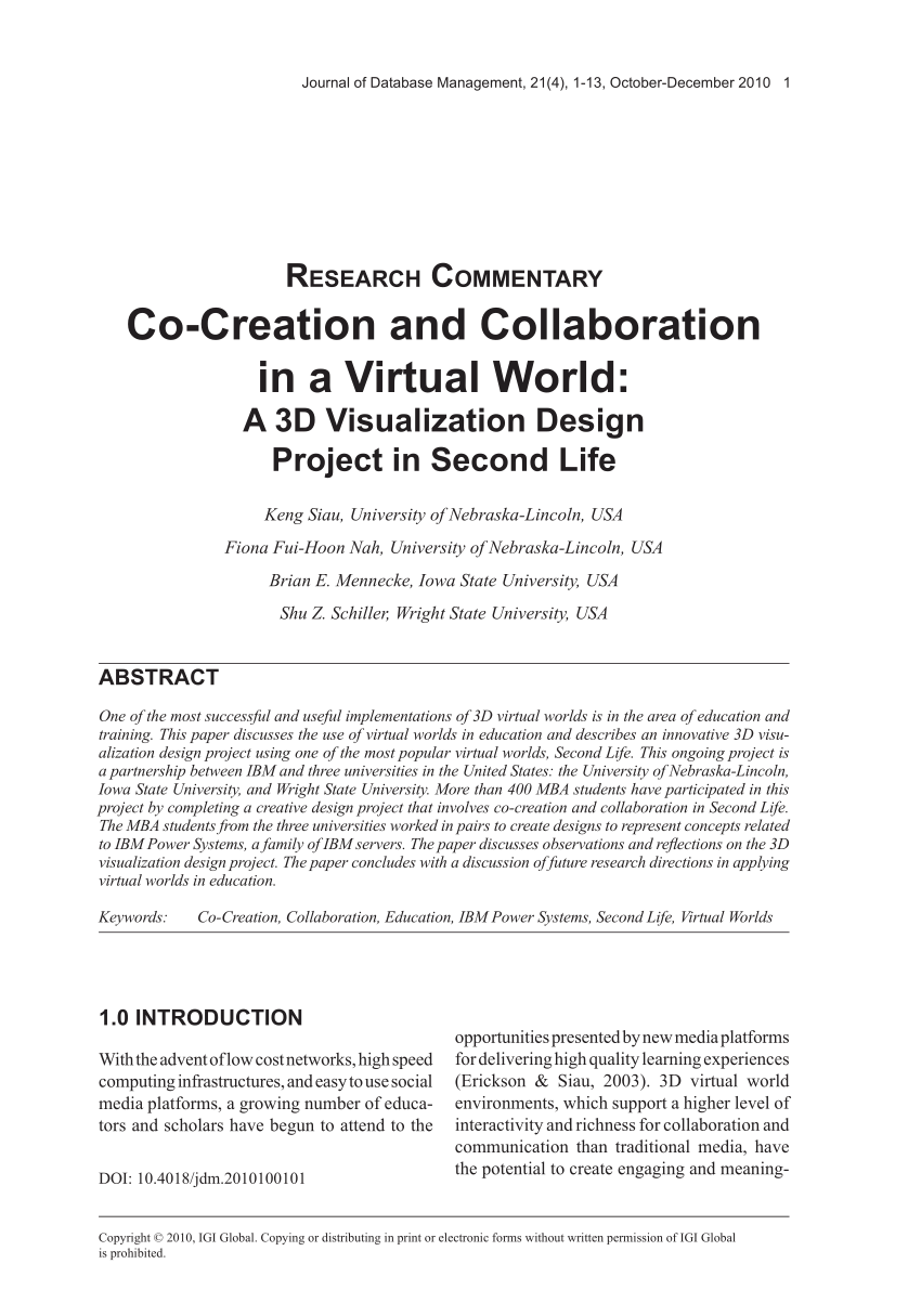 3d virtual world second life