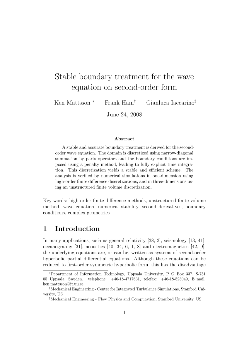 Using Finite Difference Method for Wave Equation in Fluid Dynamics