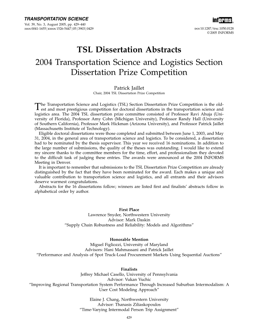 Edit My Dissertation Abstract On Statistics Plz