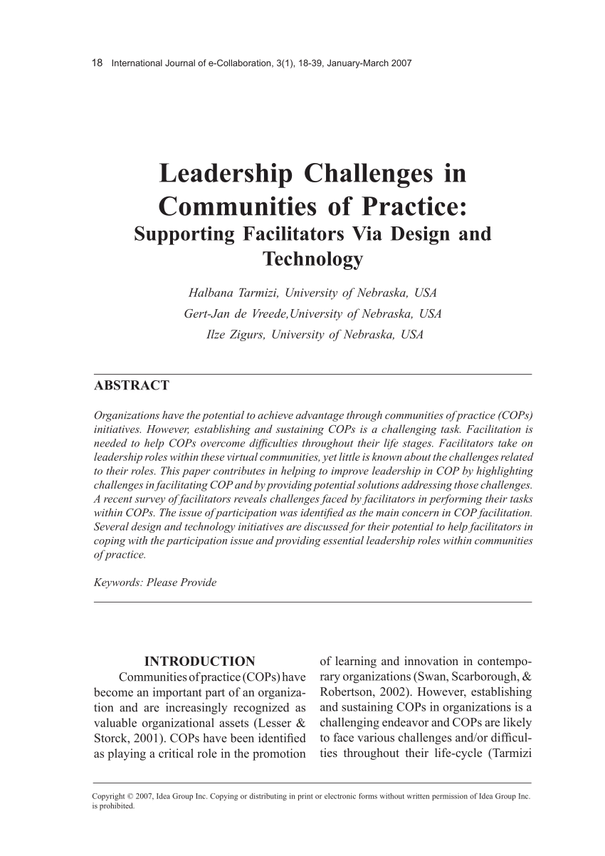 research paper leadership challenges