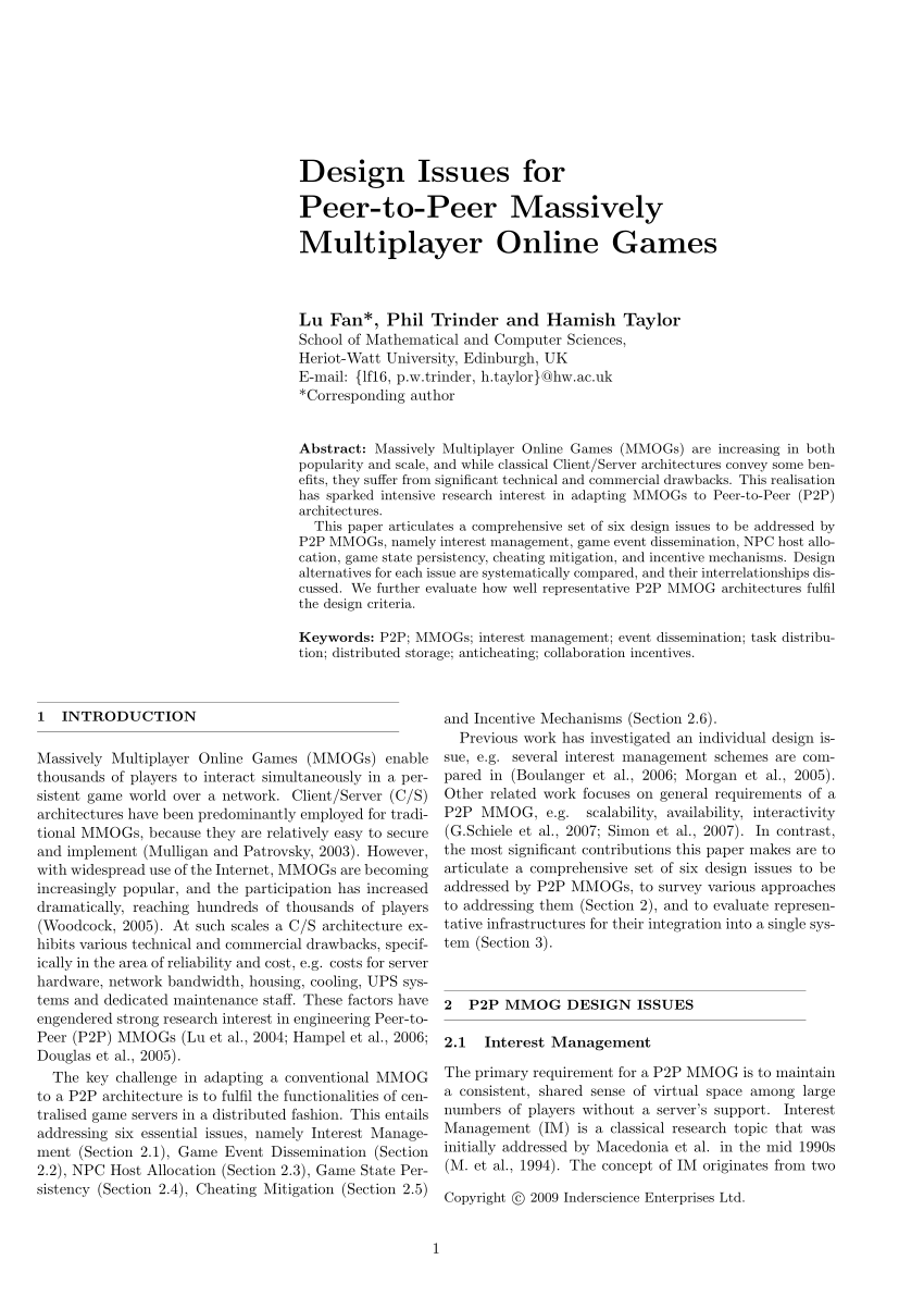 Development and Deployment of Multiplayer Online Games, Part ARCH.  Architecture (Vol. I-III)