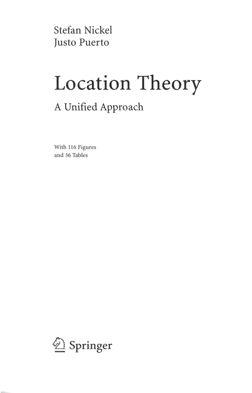 literature review on location theory