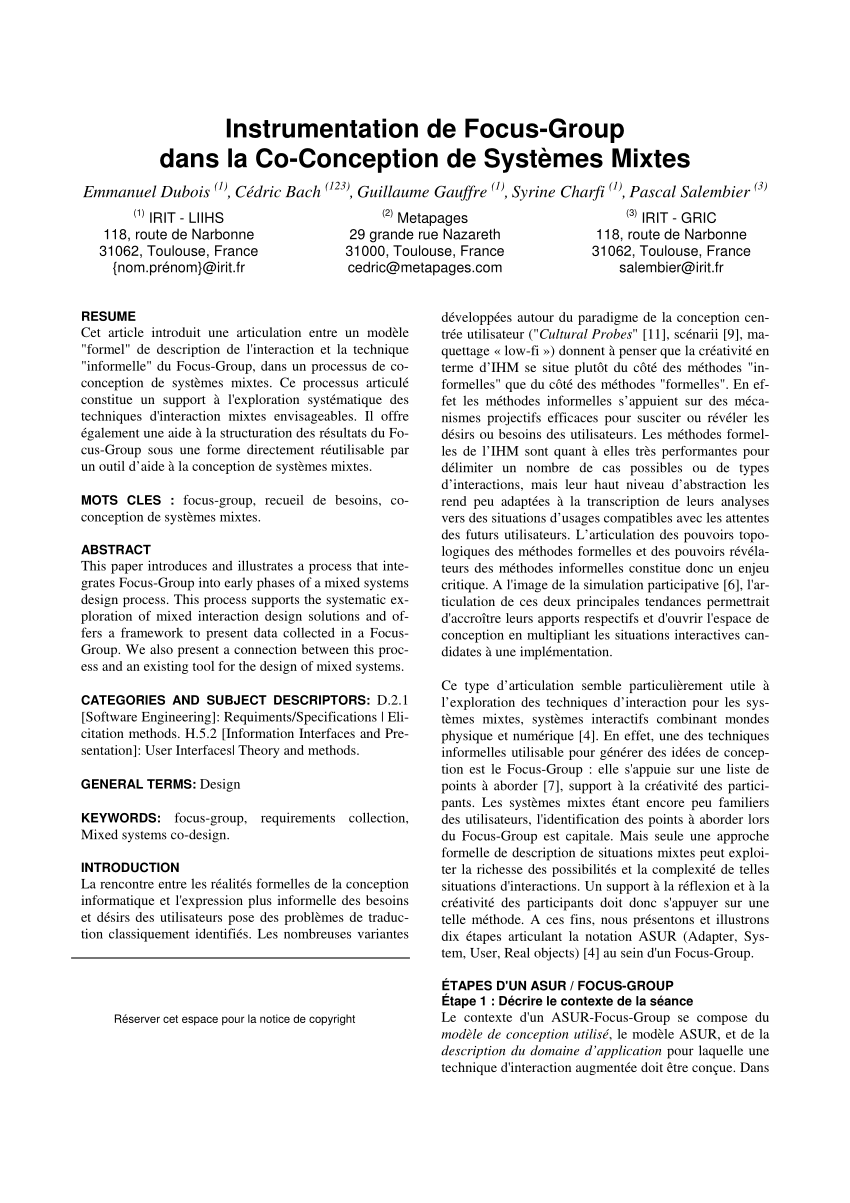 Liens Entre Les Caracteristiques Des Composants S S Tool S Download Scientific Diagram