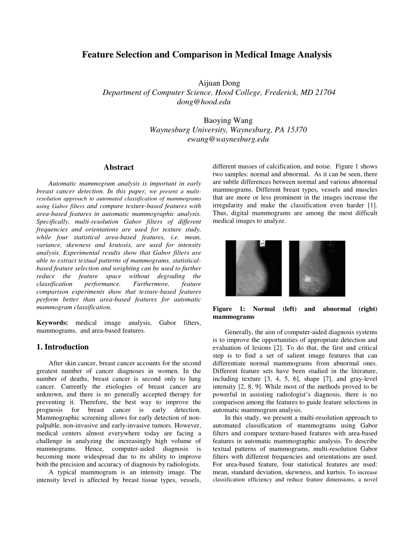medical image analysis phd thesis